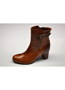 STIVALETTO PELLE COGNAC TACCO 60 ERCOLI