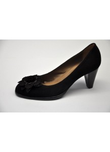 SCARPA CAMOSCIO NERO TACCO 65MM ERCOLI