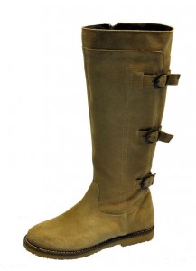STIVALE CAMOSCIO TORTORA FODERA PELLE