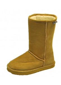 STIVALE TIPO UGG CAMOSCIO SABBIA BASSO