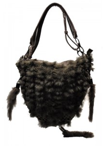 BORSA IN LAPIN MARRONE