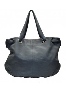 BORSA PELLE COL. GRIGIO