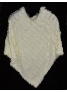 PONCHO LAPIN E MAGLIA BIANCO