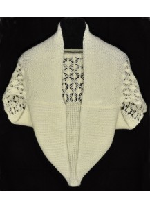 SCIARPA LANA BIANCO