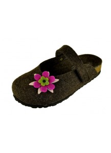 PIANELLA TIPO BIRK FELT.MARRONE + CINT.