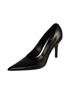 SCARPA DECOLTE` VERNICE NERO   TACCO 90