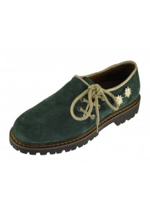 84S2 SCARPA ALLACCIATA NABUK VERDE + 2ST