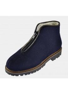 POLACCO CON CERNIERA PANNO ROCCIA BLU