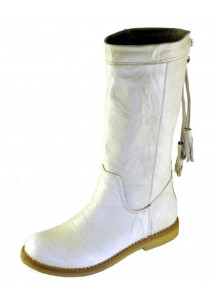 STIVALETTO PELLE BEIGE SFODERATO