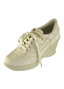 SNEAKER BEIGE ALLACCIATO