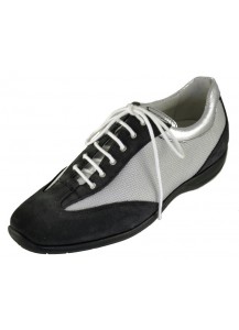 SNEAKER CAMOSCIO TOPO + MAT.TECN.FORATO