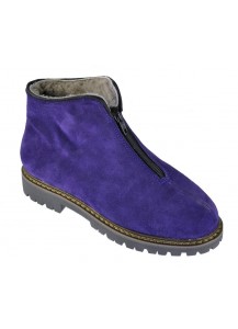 POLACCO CON CERNIERA MONTONE VIOLA
