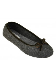 BALLERINA PANTOFOLA MARRONE  LE CLARE