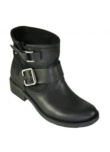 STIVALETTO NABUK NERO  SPAZZOLATO