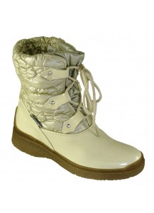 DOPOSCI IN NYLON E VERNICE BEIGE