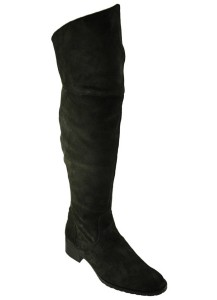 STIVALE LUNGO CAMOSCIO ASFALTO FOD.MONTO