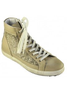 SNEAKER ALTO ALLACC. PELLE GIGLIO-TUFO-C