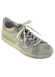 SNEAKER ALLACCIATO VIT.CERATO PERLA-ACCI