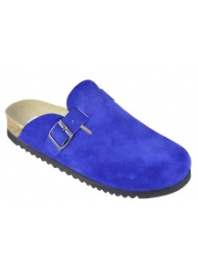 CIABATTONE CON FIBBIA CAMOSCIO BLUETTE