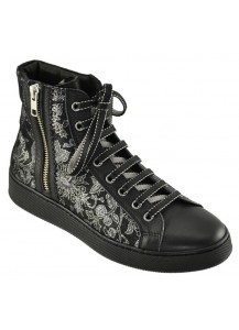 SNEAKER ALLACCIATO SOFTY LOTO NERO