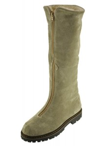STIVALE CAMOSCIO NATUR FODERA MONTONE