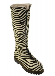 STIVALE CON CERNIERA CAVALLINO ZEBRA