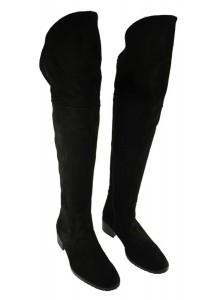 STIVALE LUNGO CAMOSCIO NERO