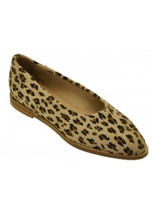 DECOLLETE` CAVALLINO LEOP.BEIGE S.CUOIO