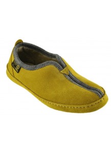 PANTOFOLA CHIUSA MONTONE COL.MIELE S.PEL