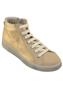 SNEAKER ALTO ALLACCIATO NUDE/CIPRIA SALM