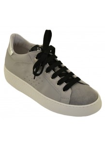 SNEAKER ALLACCIATO GRIGIO/PERLA/SPECCIO