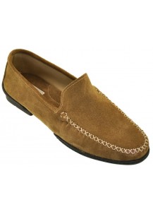 MOCASSINO CAMOSCIO CAMMELLO S.GOMMA CUC.