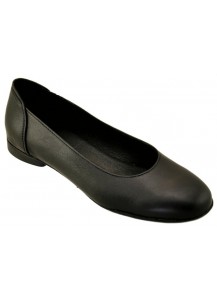 BALLERINA VITELLO NERO SUOLA TR