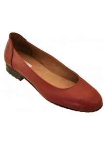 BALLERINA VITELLO CILIEGIA SUOLA TR