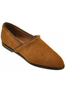 SCARPA CAVALLINO BRUCIATO SUOLA CUOIO