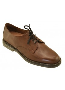 DERBY VITELLO TABACCO SUOLA GOMMA CREPE