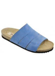 7T3 CIABATTA ANATOMICA CAMOSCIO CELESTE
