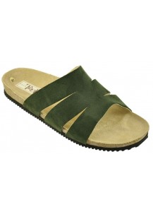 7T3 CIABATTA ANATOMICA CAMOSCIO VERDE