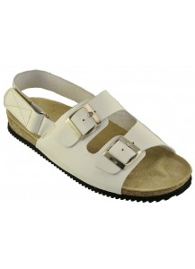 73CF SANDALO 2 FIBBIE +VELCRO VIT.BIANCO