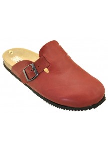 700 CIABATTONE CON FIBBIA VITELLO CILIEG