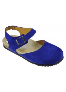 716 SANDALO P.CHIUSA FIB.CAMOSCIO BLUETT