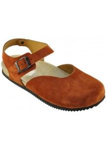 716 SANDALO P.CHIUSA FIB.CAM.ROSSO SCURO