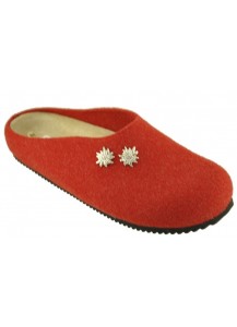 71S1 CIABATTONE FELTRO ROSSO +2 ST.ALPIN