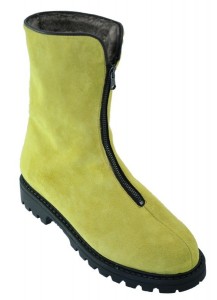 STIVALETTO CAMOSCIO GIALLO F.MONT. OCS