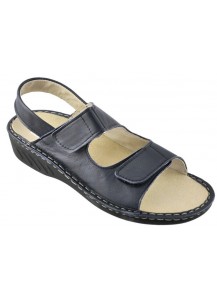 M105 SANDALO NAPPA BLU CINT.VELCRO PLANT