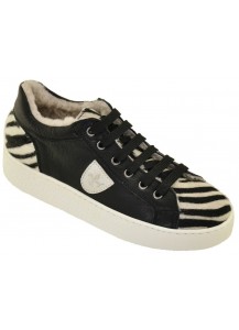 SNEAKER ALLACC. CAVALLINO ZEB. PELLE NER