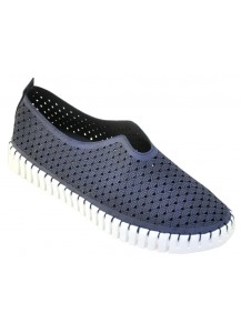 SCARPA PANTOF.SCOLLO V MICROF.FORATA BLU