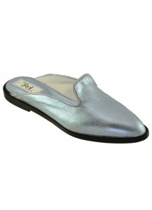 6Q SABOT CAPRETTO LAMINATO AZZURRO CT102
