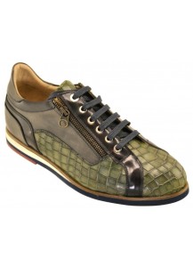 LRZ SNEAKER PELLE COCCO VERDE S.MICRO