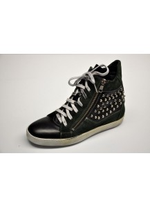 SNEAKER ALTO VIT.NERO+CAM.VERDE SOTTOP.E